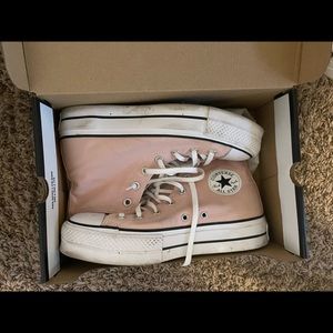 High top platform converse